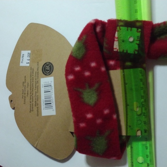 Grasslands Road Adjustable Doggie Scarves Set of 2 in Plaid & Spruce Print NWT - Picture 3 of 7